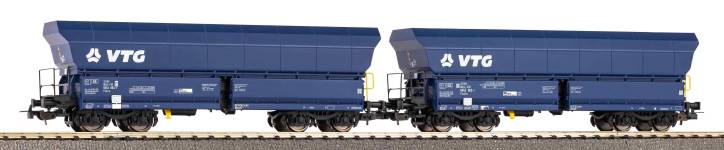 PIKO 58282 - H0 - 2-tlg. Set Selbstentladewagen Falns, VTG, Ep. VI
